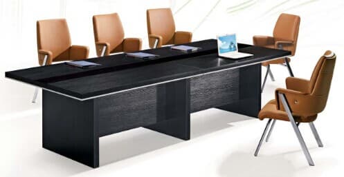 hi_class modern black conference table